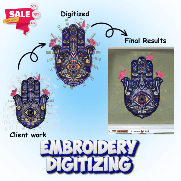 CUSTOM EMBROIDEWRY DIGITIZING