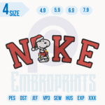 Nike Joe cool Embroidery Designs, Nike Joe cool machine embroidery file