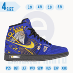 Nike air max embroidery digitize designs