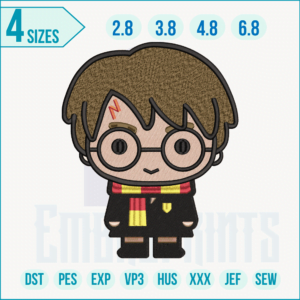 Harry Potter embroidery design