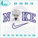 Nike X Killua Anime Embroidery Design