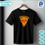 Pizza Slice Zombie Svg