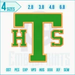 HTS Logo Embroidery Design