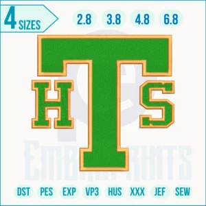 HTS Logo Embroidery Design