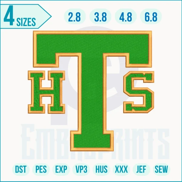 HTS Logo Embroidery Design