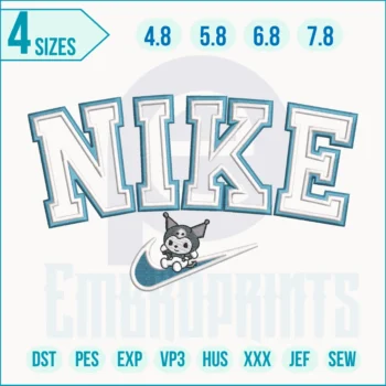 NIKE CARTOON Embroidery Design