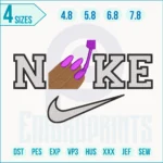 Nike x Nails Machine Embroidery Designs