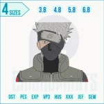 Kakashi hatake embroidery design