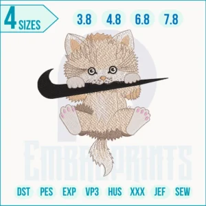 Swoosh x Cat Embroidery