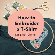 embroidery on t-shirts