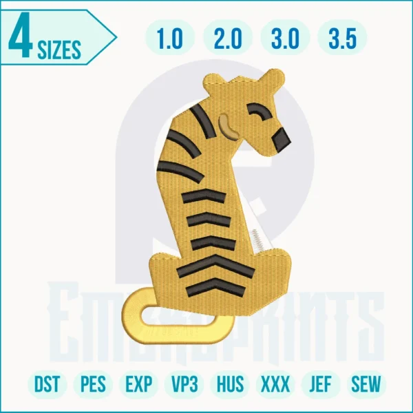 Tiger Embroidery Design