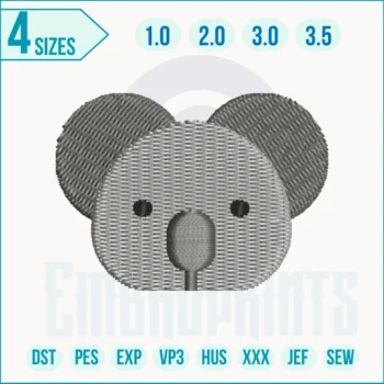 Koala Embroidery Design