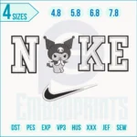 Nike Hello Kitty Embroidery Design