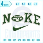 Nike New York Jets Embroidery design