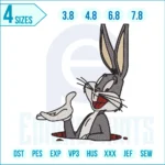 Bugs bunny Embroidery Design