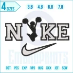 NIKE CHEER Embroidery Design