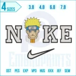 Nike Chibi Naruto Embroidery Design