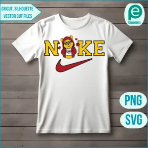 Nike Love Winnie the Pooh svg