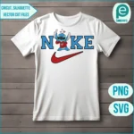 stitch Nike Heart SVG