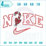 NIKE embroidery design for Christmas