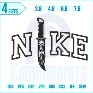 Nike Scream Embroidery Designs