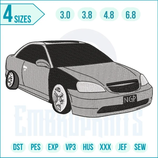 Car Machine Embroidery Designs