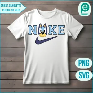 Bluey Dog Nike Svg a