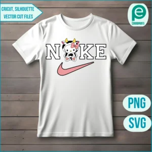 Nike Hello Kitty Cow svg