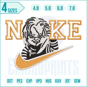 Nike Chucky Embroidery Designs