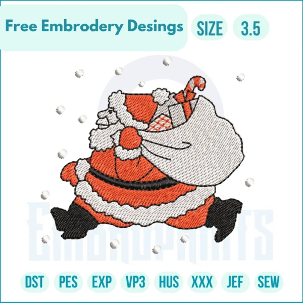 Santa Claus Free Embroidery Designs