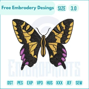 Free Butterfly Embroidery Designs