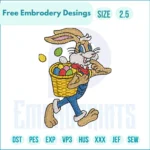 Free Easter Bunny Embroidery Design