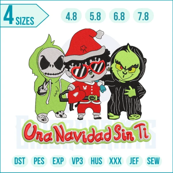 Christmas Navidad Grinch And Jack