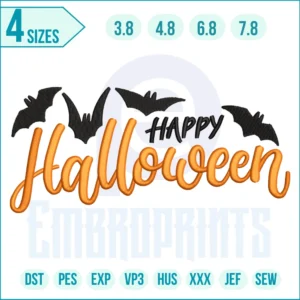 Happy Halloween lettering