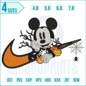 Swoosh Mickey Mouse Halloween