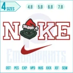 Christmas Nike Grinch Face