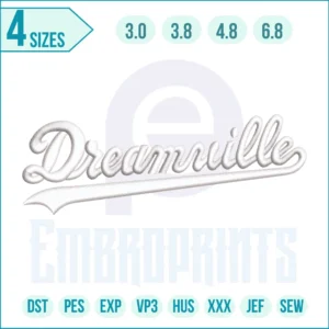 Dreamville Embroidery Design