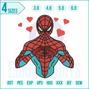 Spider-Man Logo Embroidery Pattern