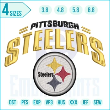 Pittsburgh Steelers Embroidery Design