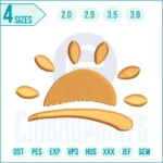 “Sea Sun embroidery design with a glowing sun over ocean waves, perfect for beach, coastal, and summer-themed projects on clothes, quilts, and décor.”