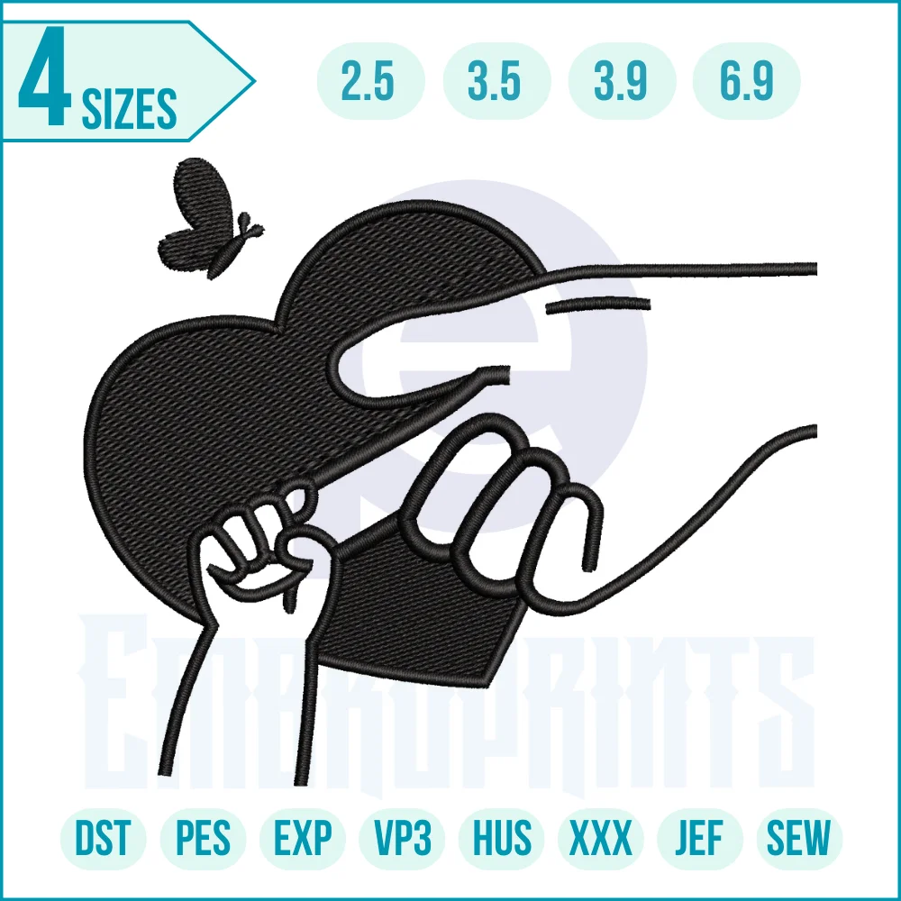 1310 E Mother love child embroidery design “Mother Love Child embroidery design featuring a touching silhouette of a mom holding her child, perfect for Mother’s Day and baby gifts.”