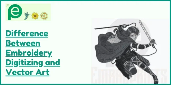 Difference Between Embroidery Digitizing and Vector Art