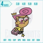 Fairly OddParents embroidery logo