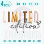 Buy Limited Edition Embroidery Design | EmbroPrints