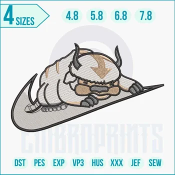 Nike Appa embroidery patch featuring sporty design, ideal for clothes, bags, hats, and DIY sewing or iron-on projects.